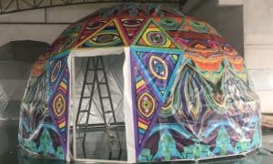 Geodesic Printed Domes